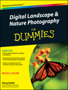 Digital Landscape and Nature Photography For Dummies (eBook)